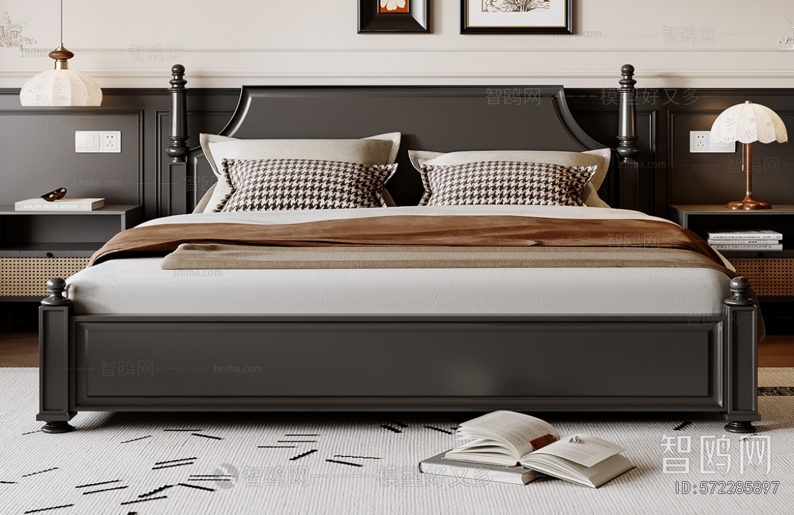 French Style Double Bed