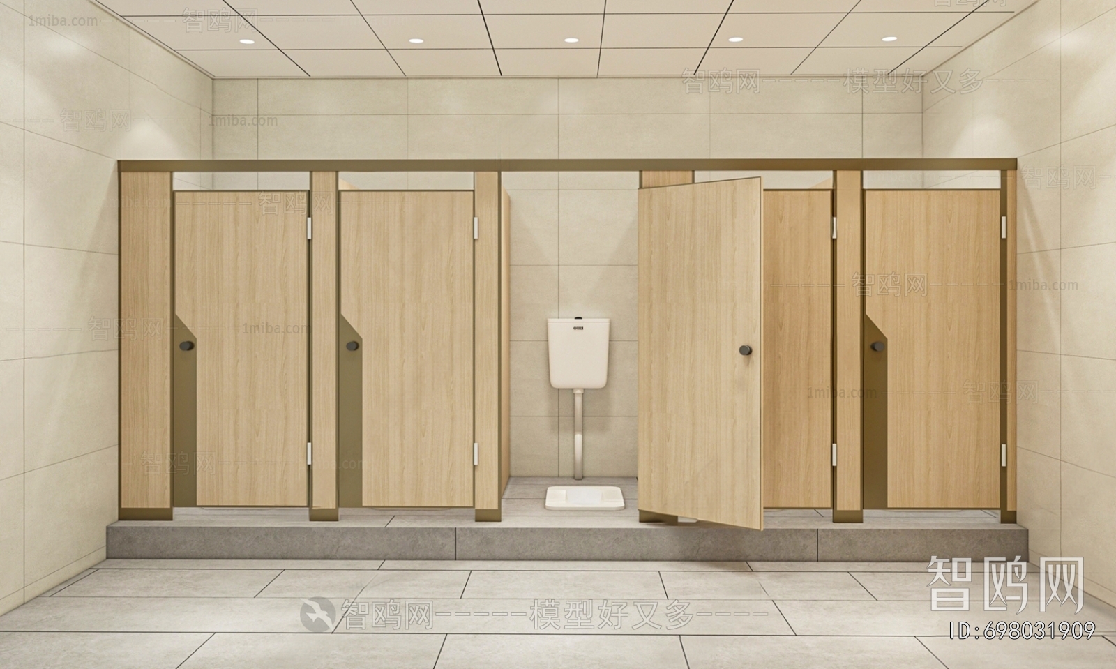 Modern Public Toilet