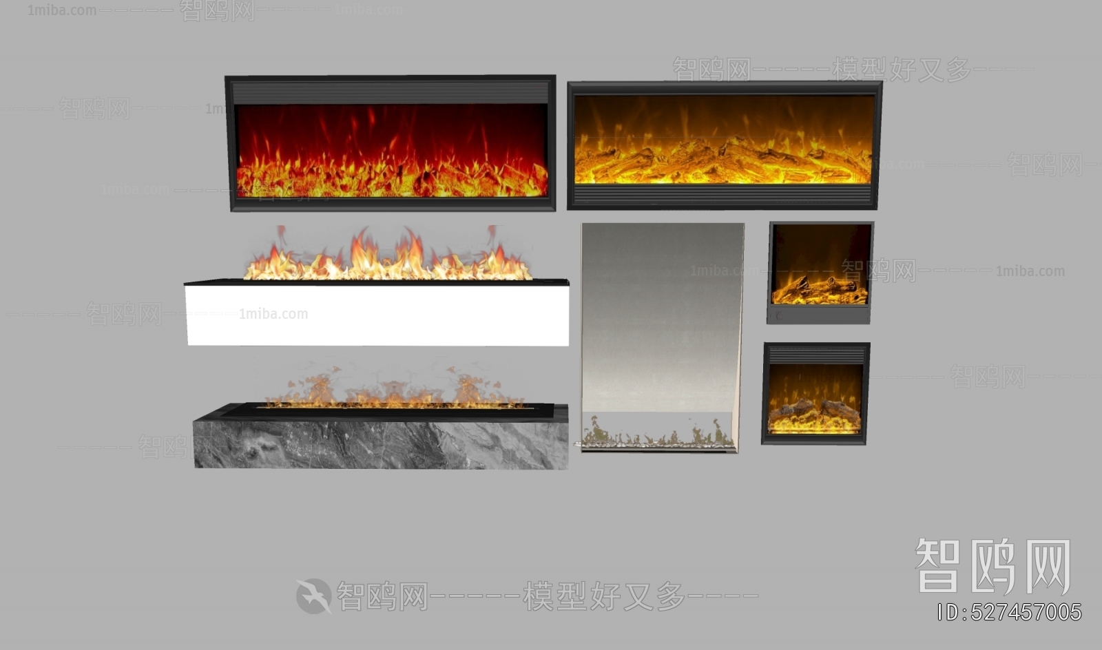 Modern Electronic Fireplace