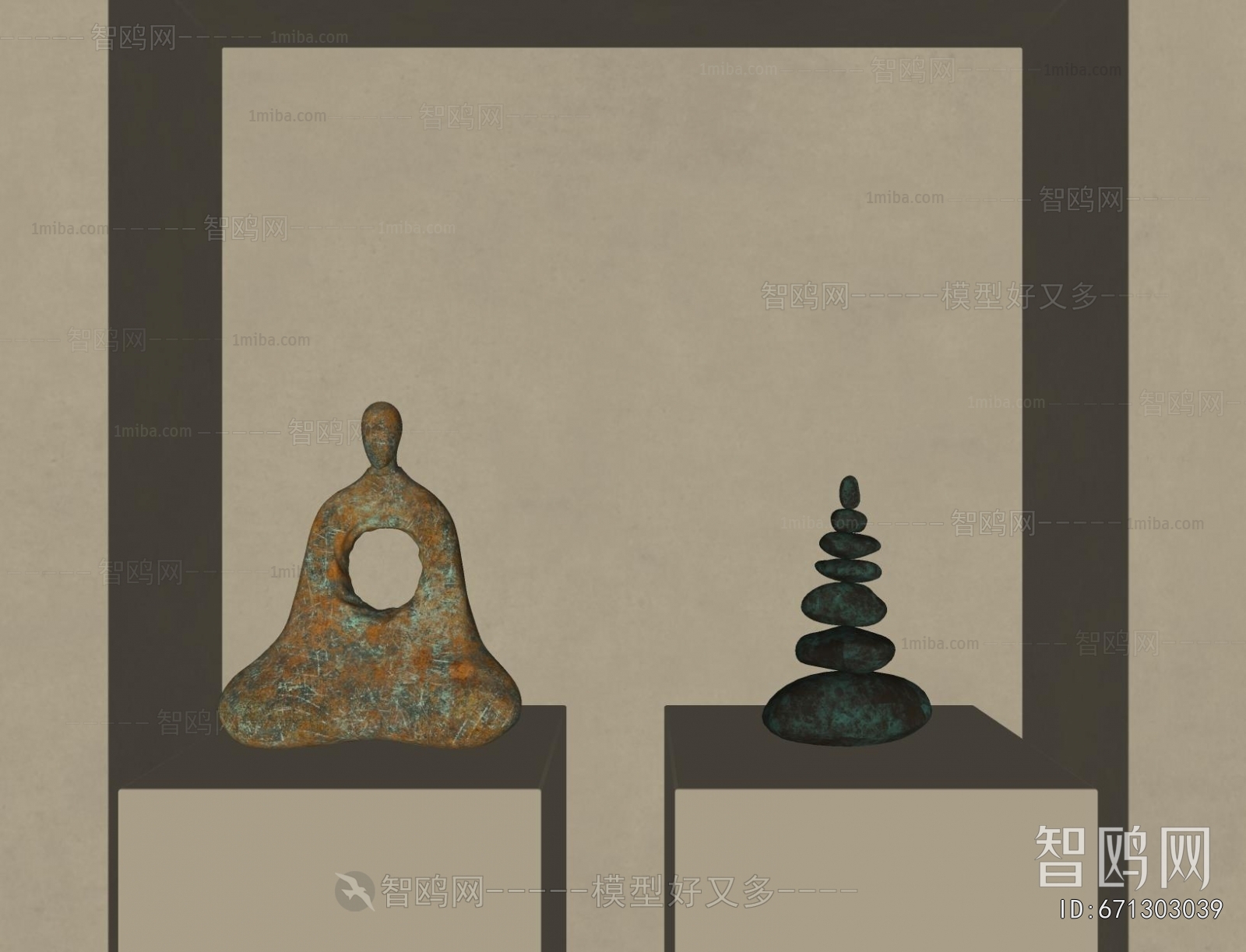 New Chinese Style Sculpture