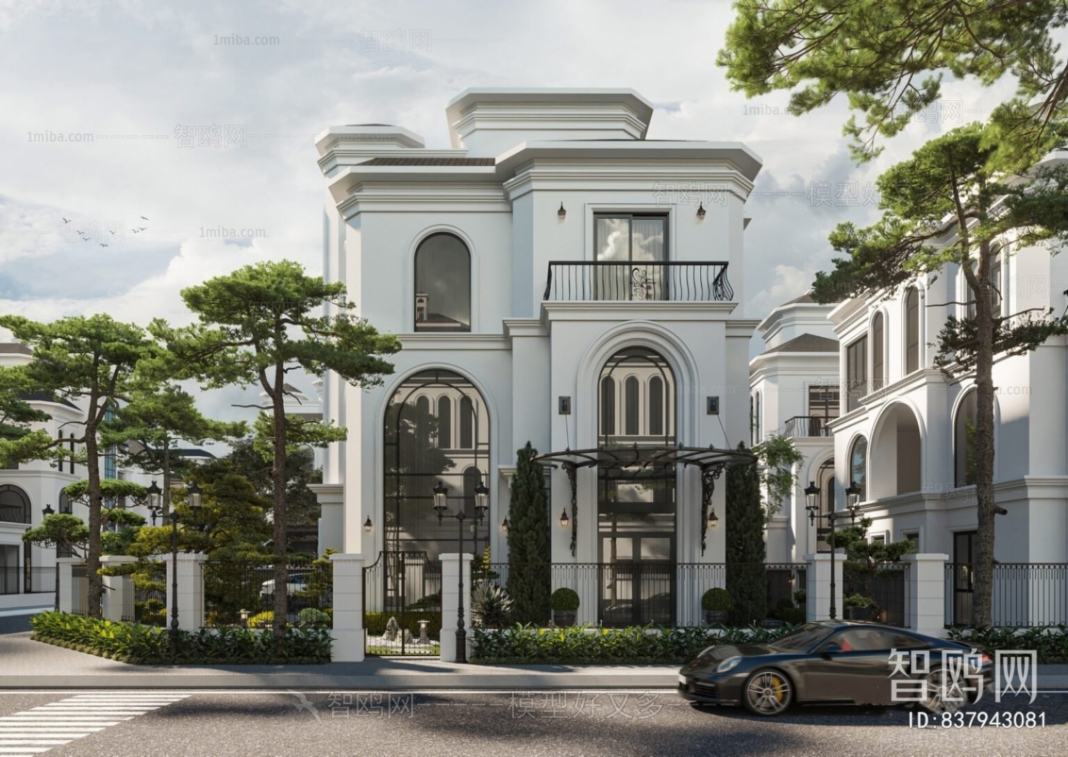 Simple European Style Detached Villa