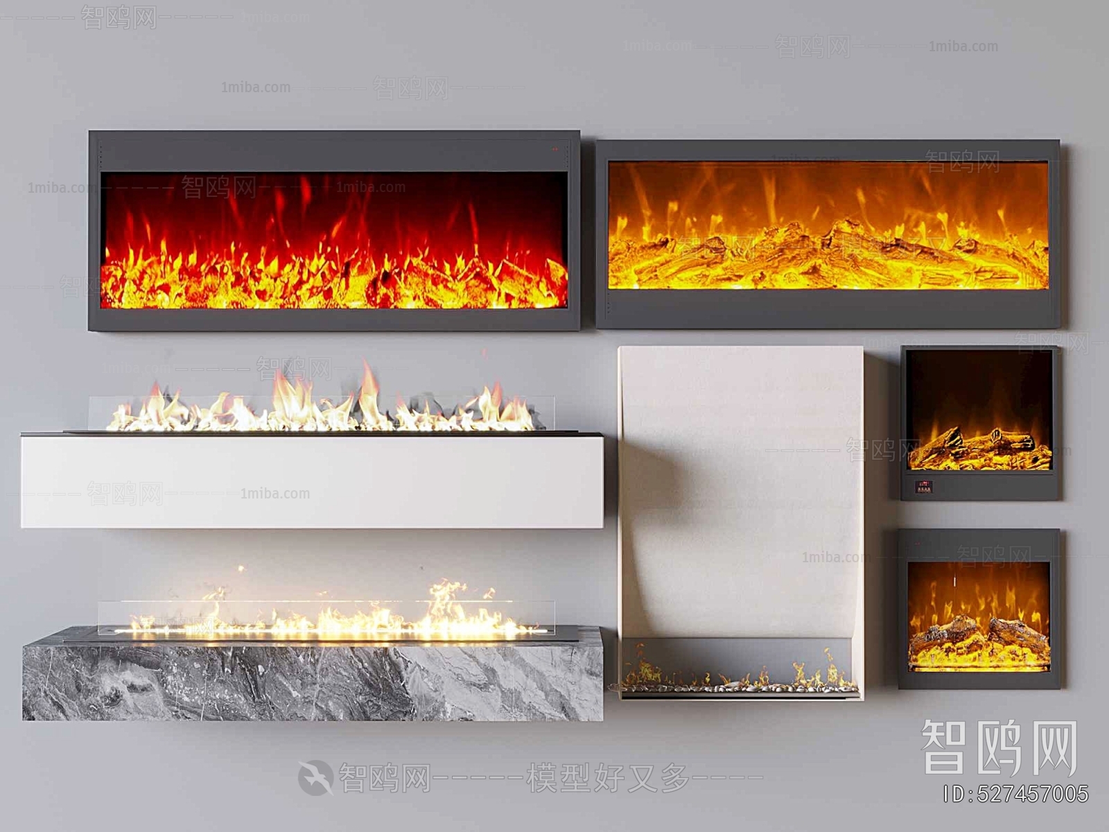Modern Electronic Fireplace