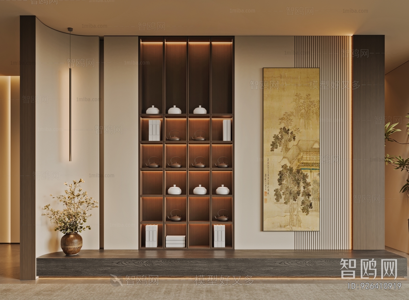 New Chinese Style Hallway