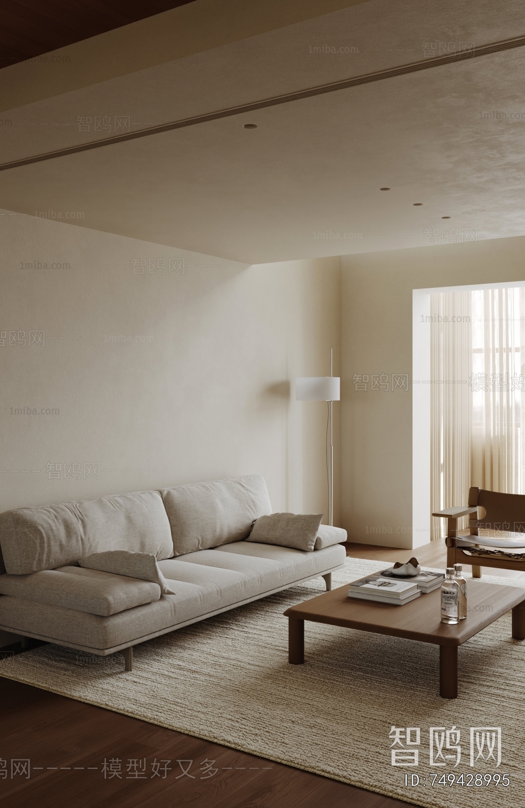 Wabi-sabi Style A Living Room