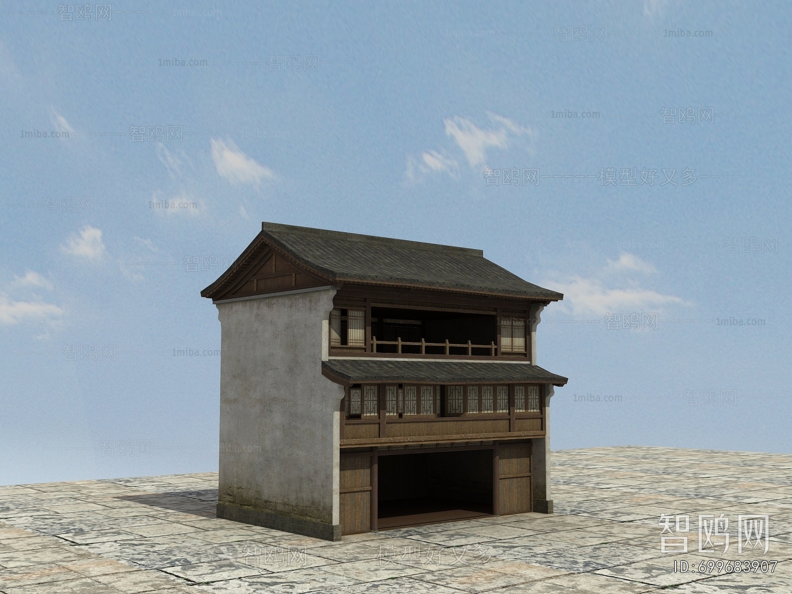 Chinese Style Ancient Architectural Buildings