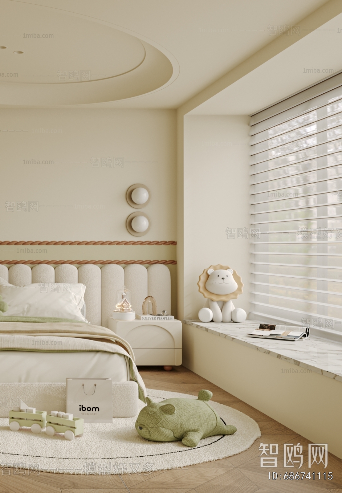 French Style Girl's Room Daughter's Room