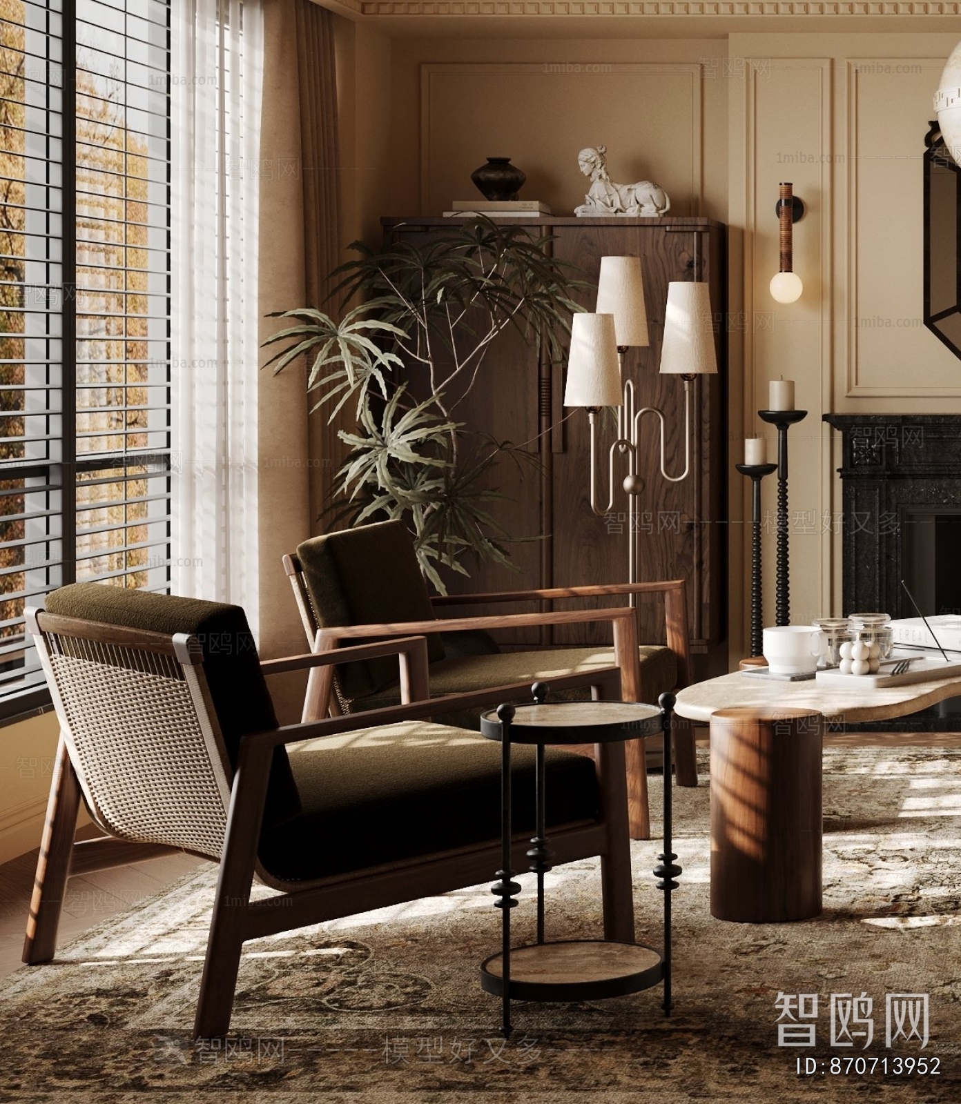 American Style A Living Room