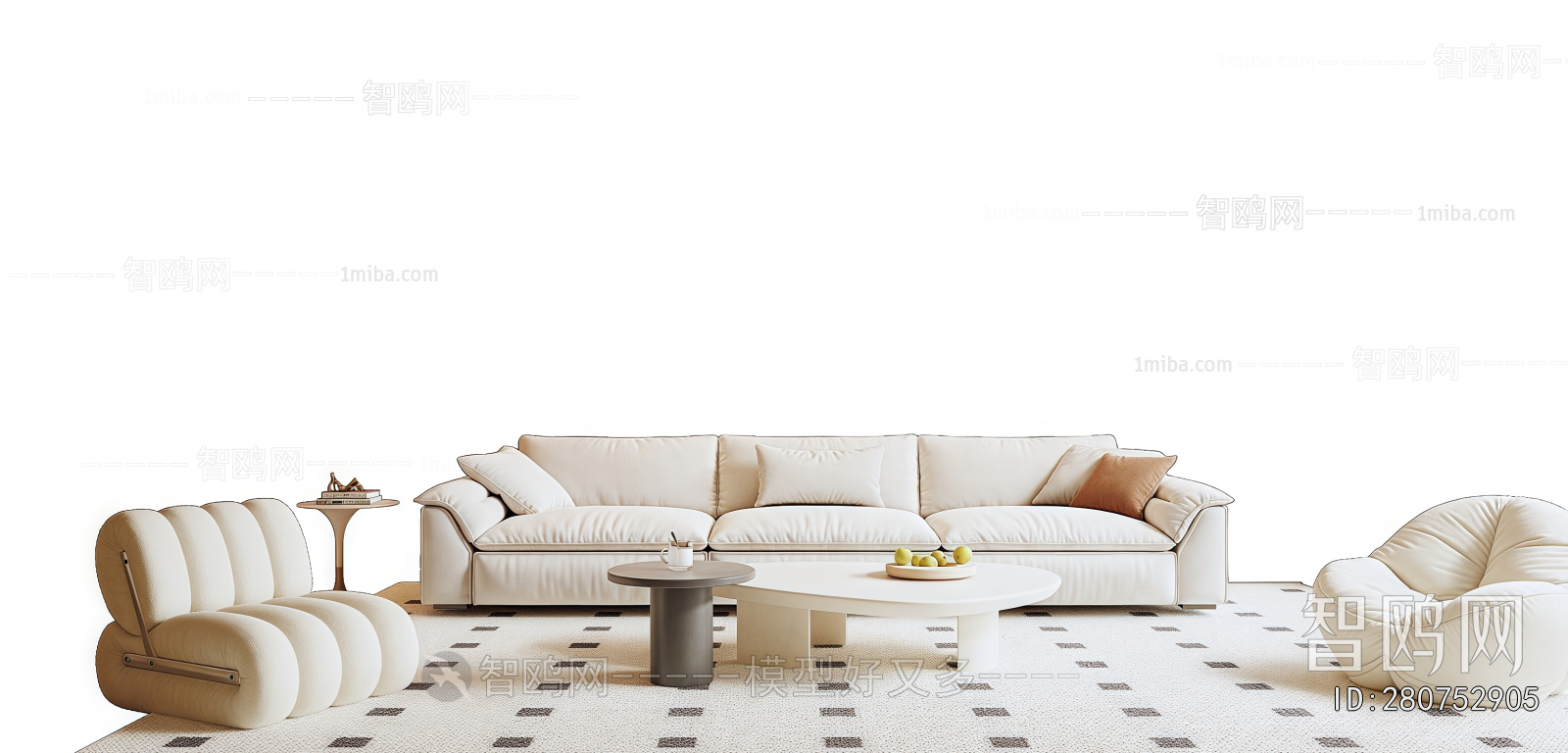 Modern Three-seat Sofa