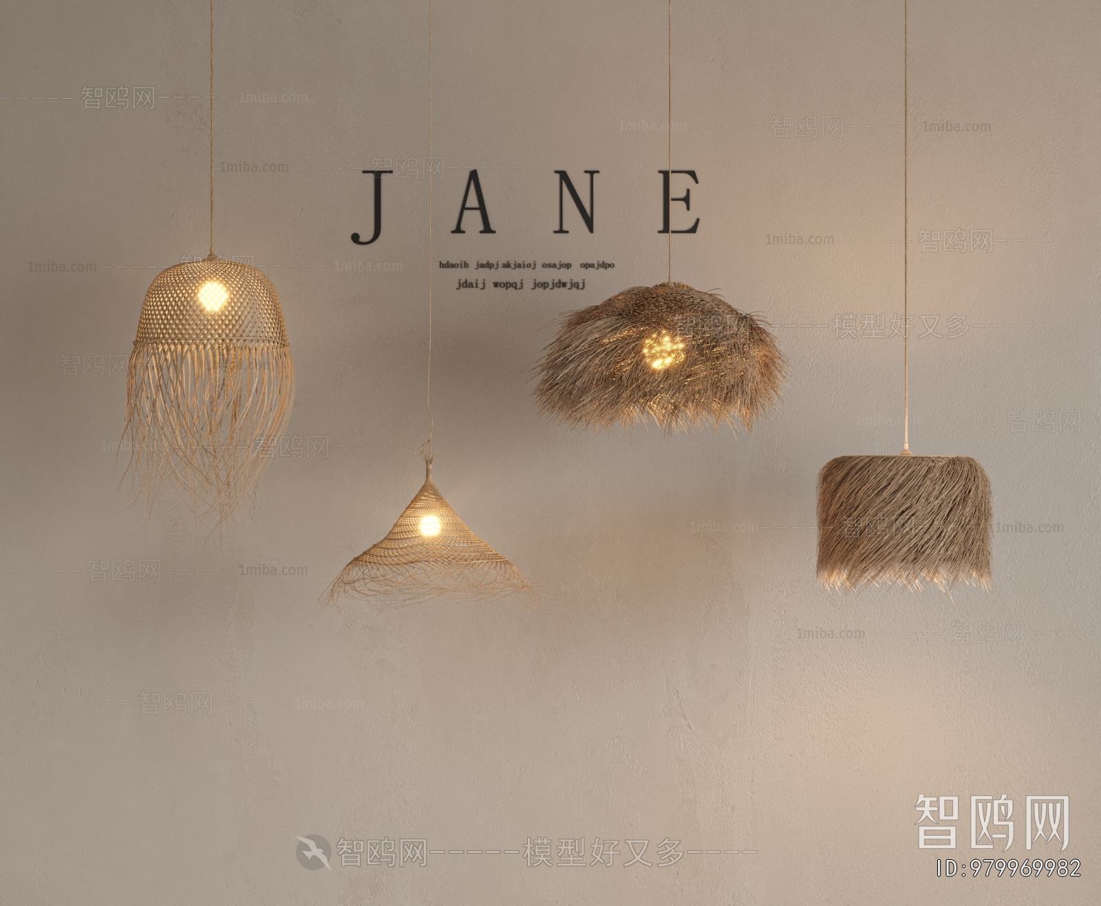 Wabi-sabi Style Droplight