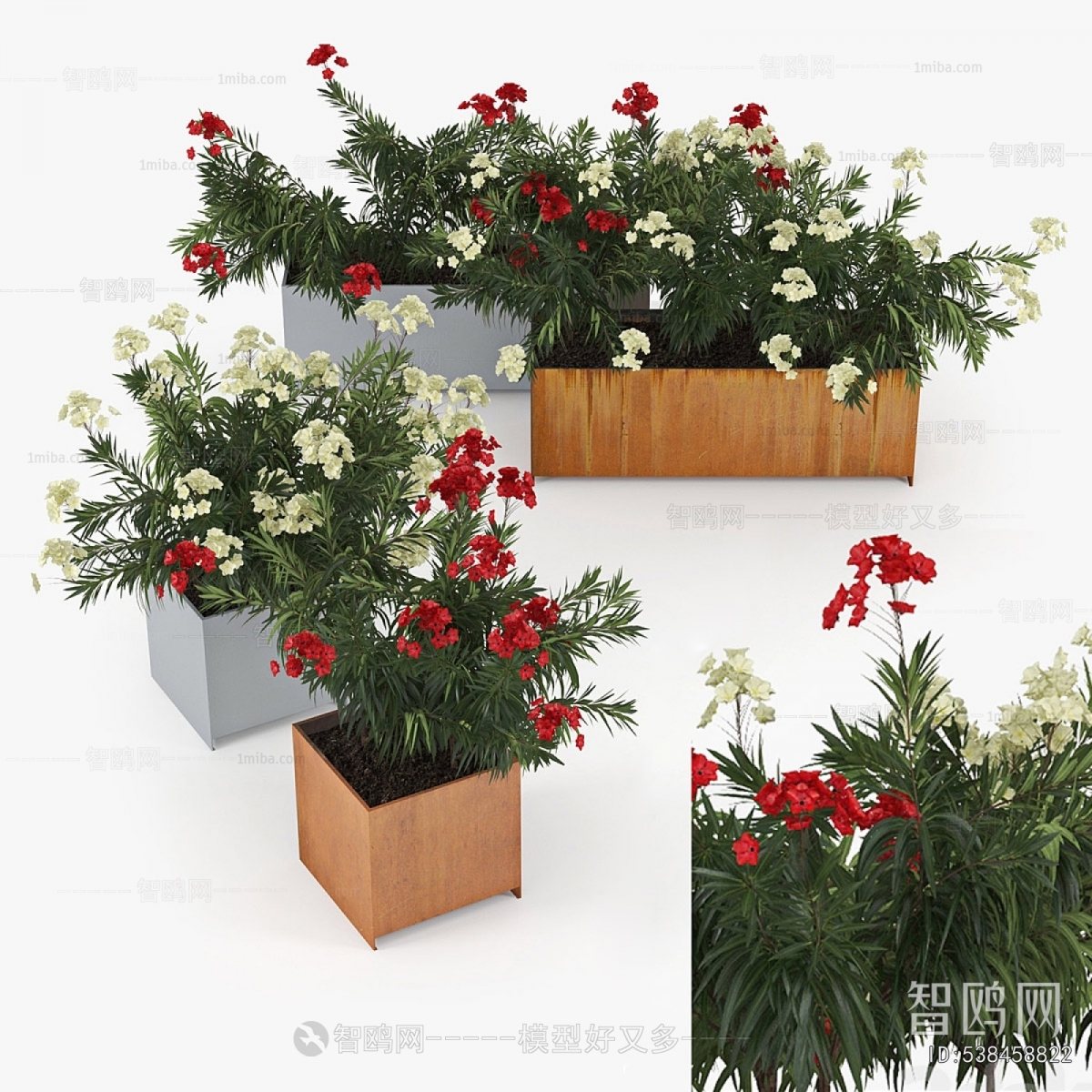 Modern Flower Bed, Flower Bowl, Flower Box