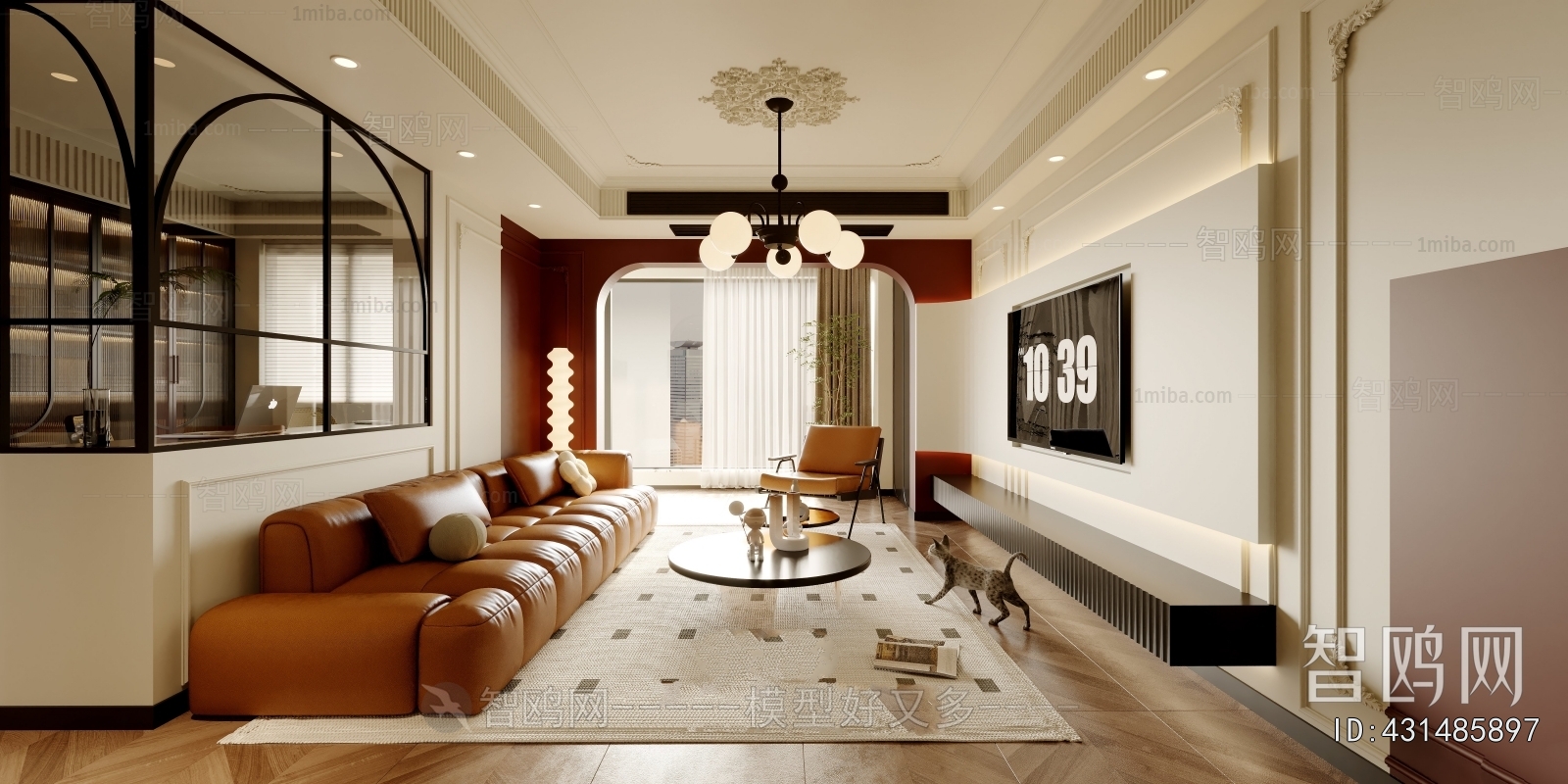 French Style Hallway