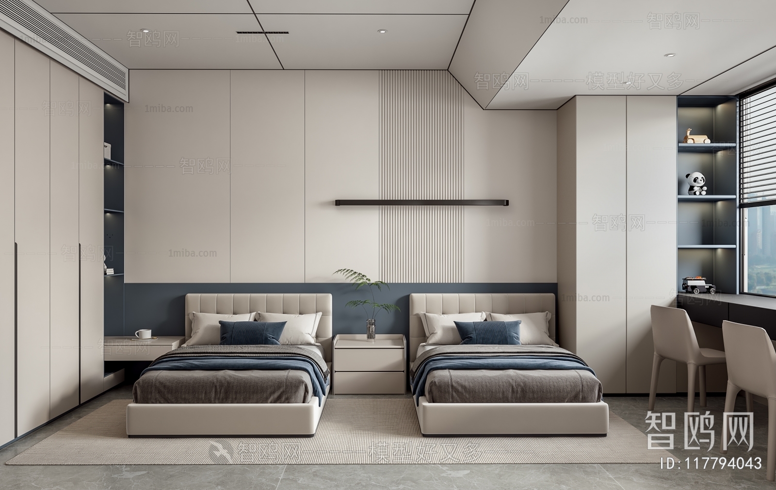 Modern Boy's Room And Son's Room