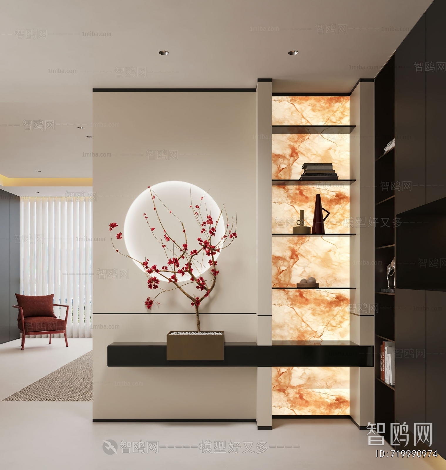 New Chinese Style Hallway