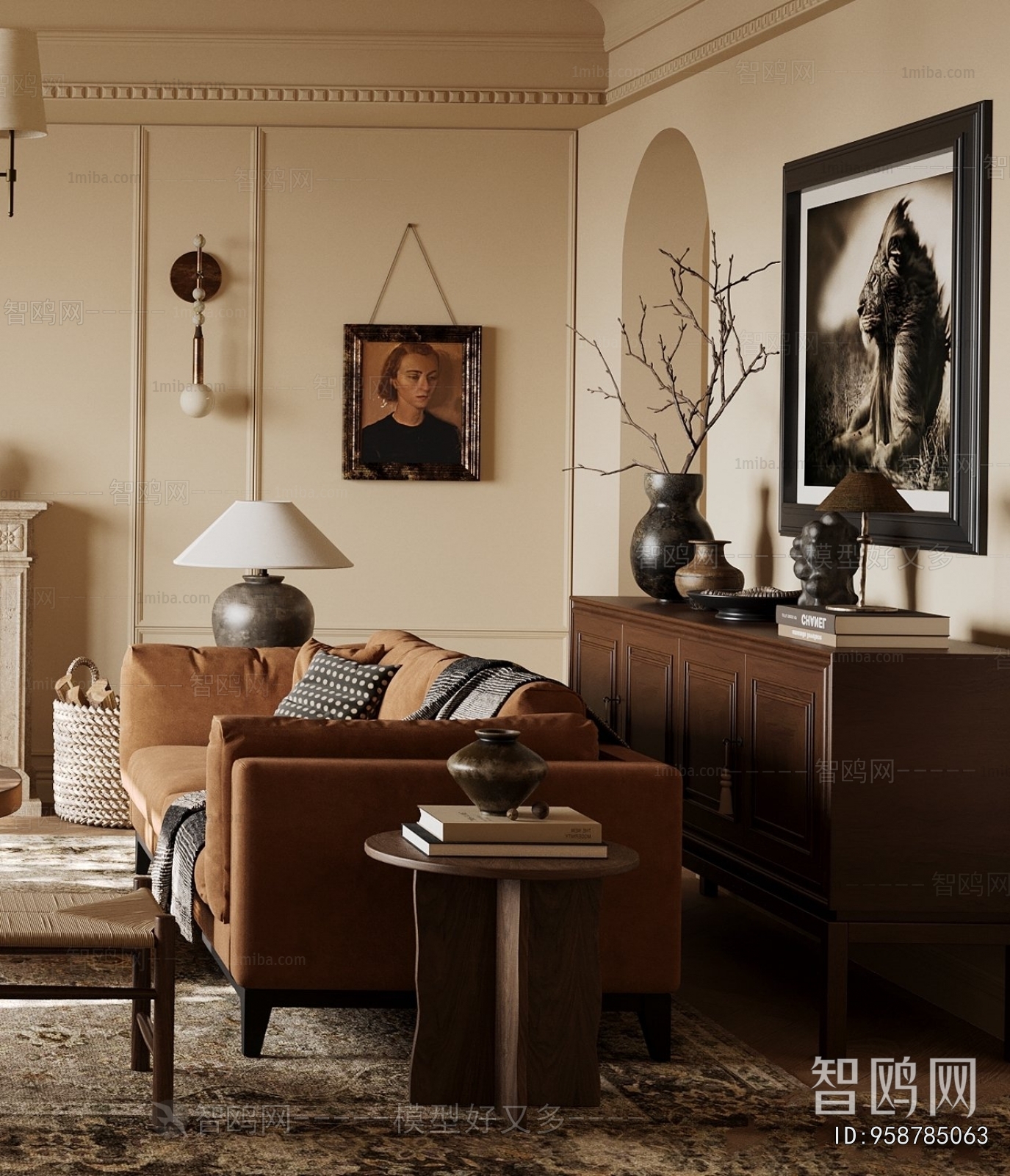 American Style A Living Room