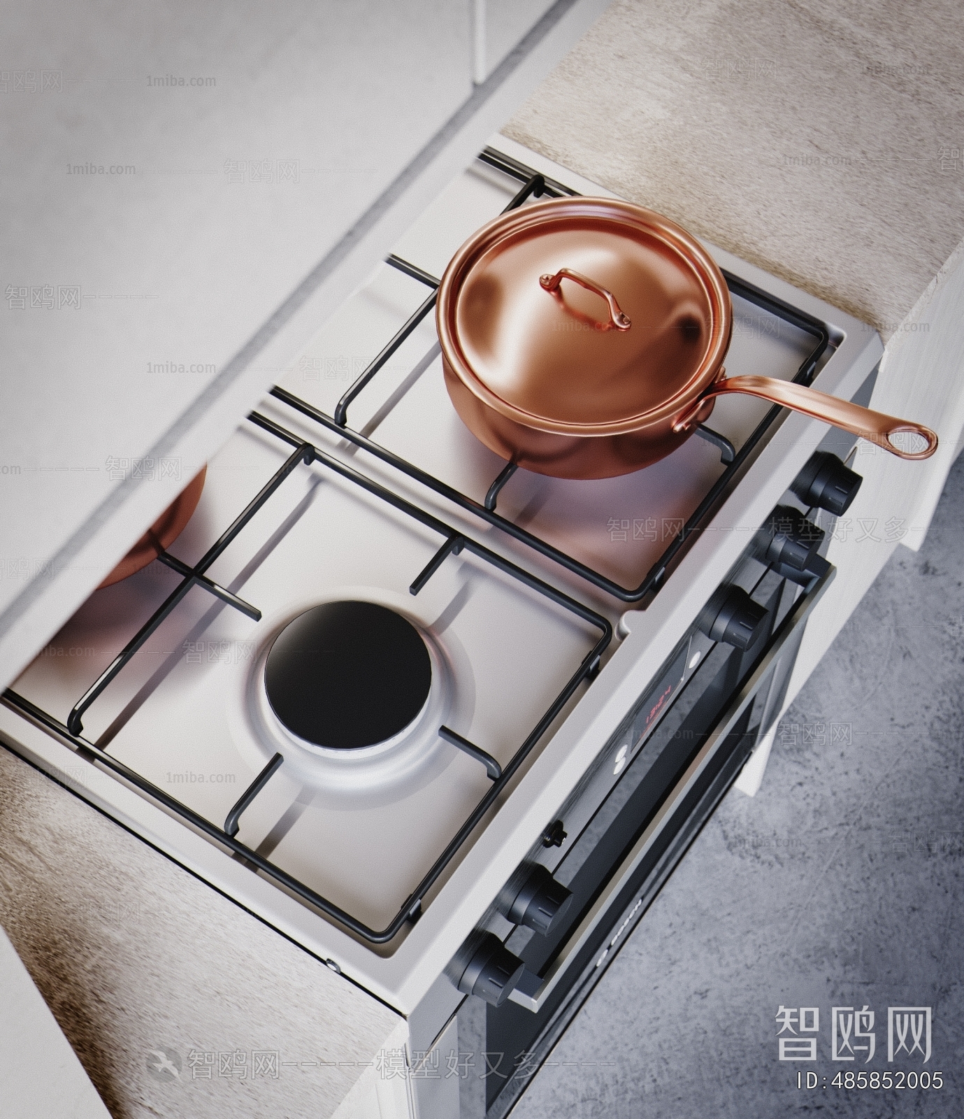 Modern Kitchen Electric Gas Range