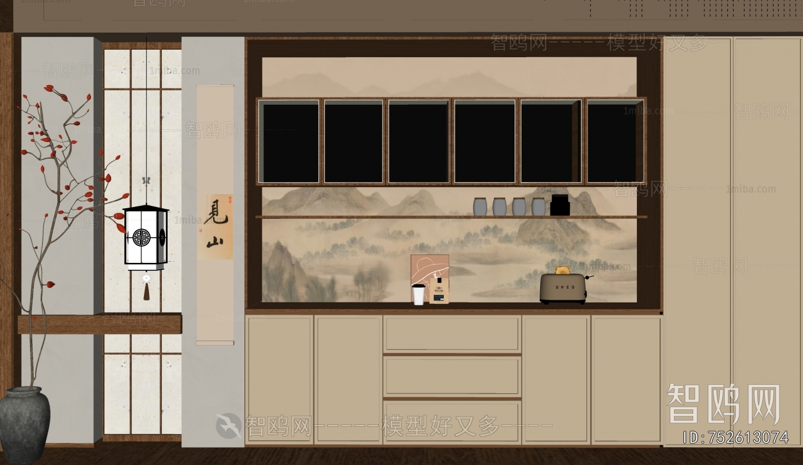 New Chinese Style Sideboard