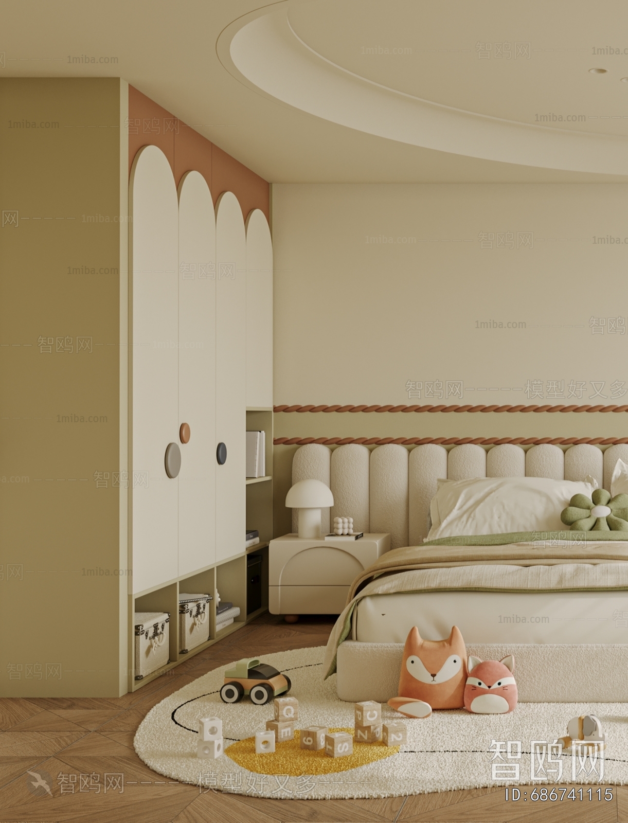 French Style Girl's Room Daughter's Room