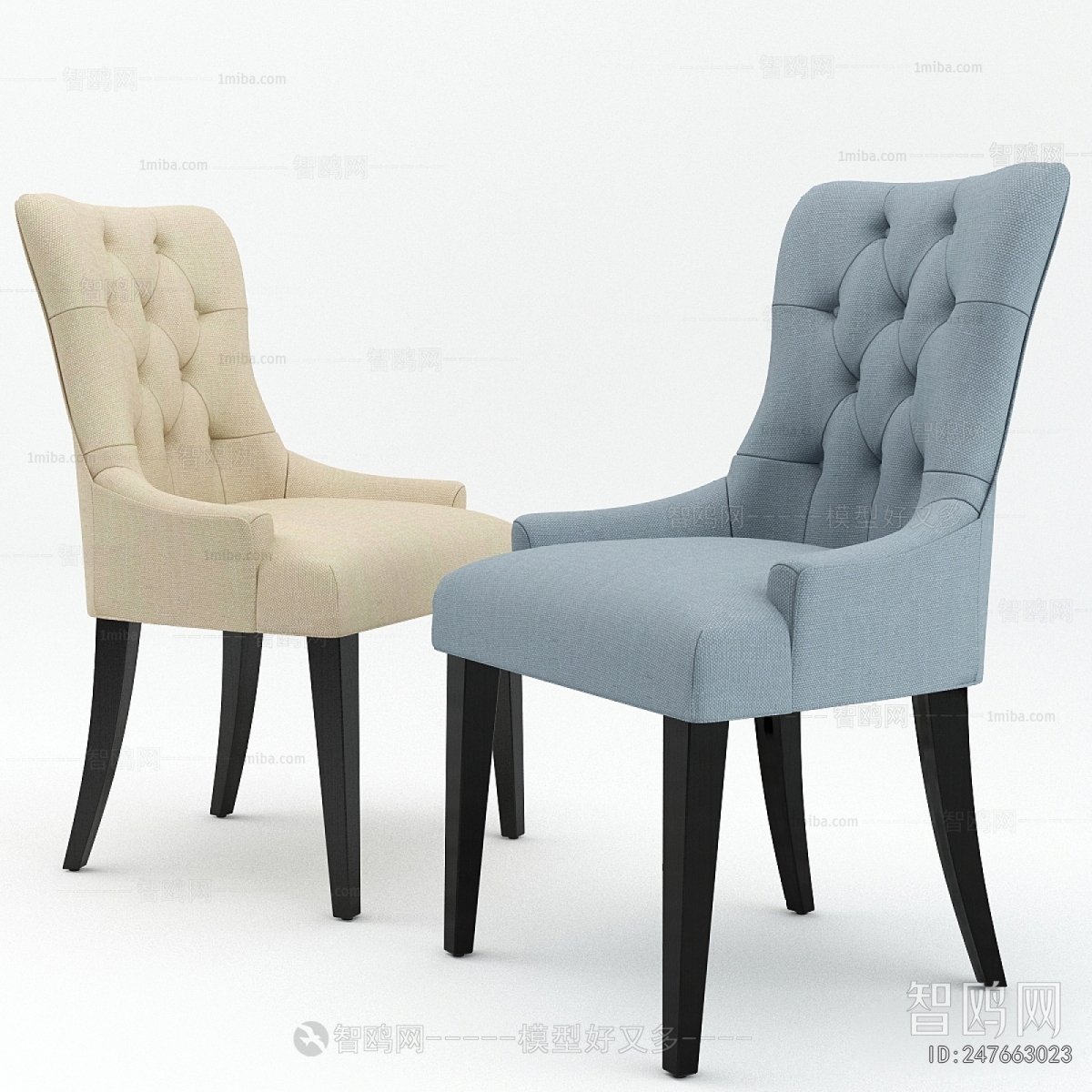 Simple European Style Dining Chair