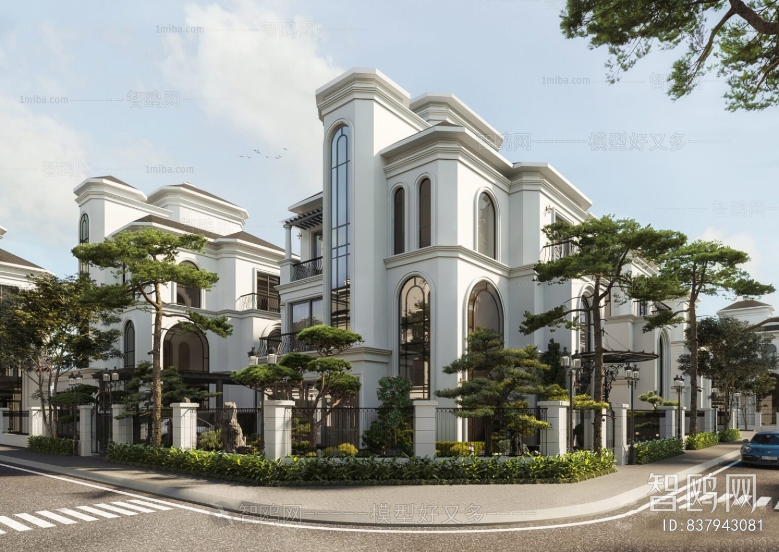 Simple European Style Detached Villa