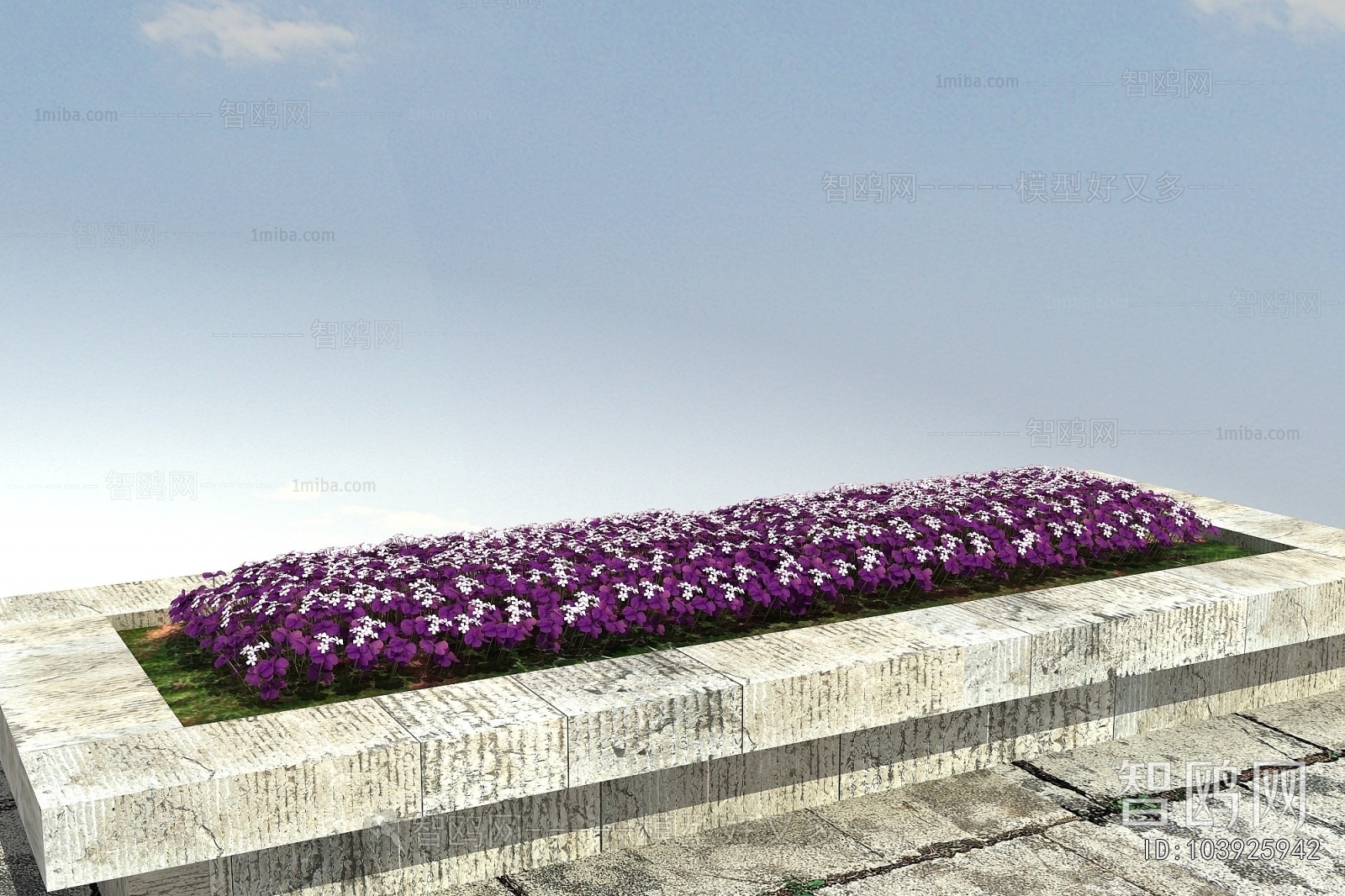 Modern Flowers And Grass