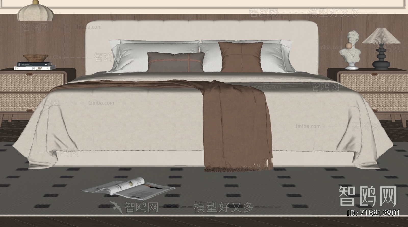 French Style Double Bed