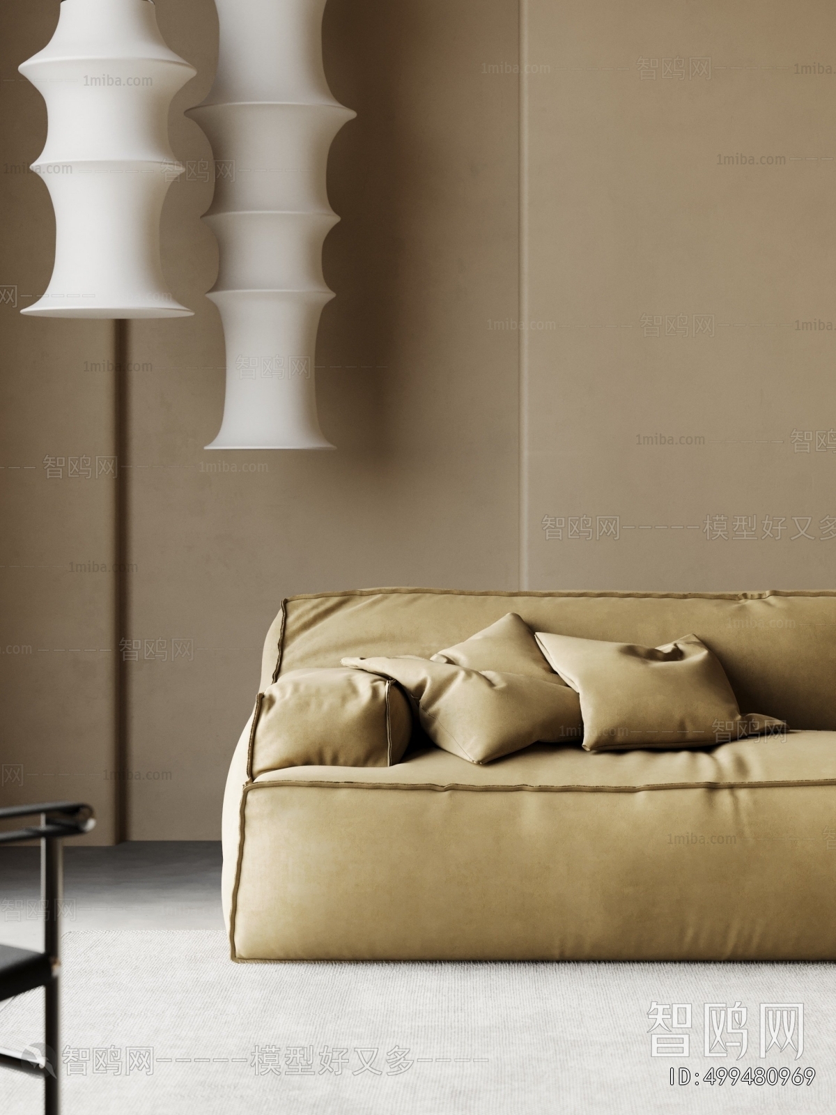 Wabi-sabi Style A Living Room