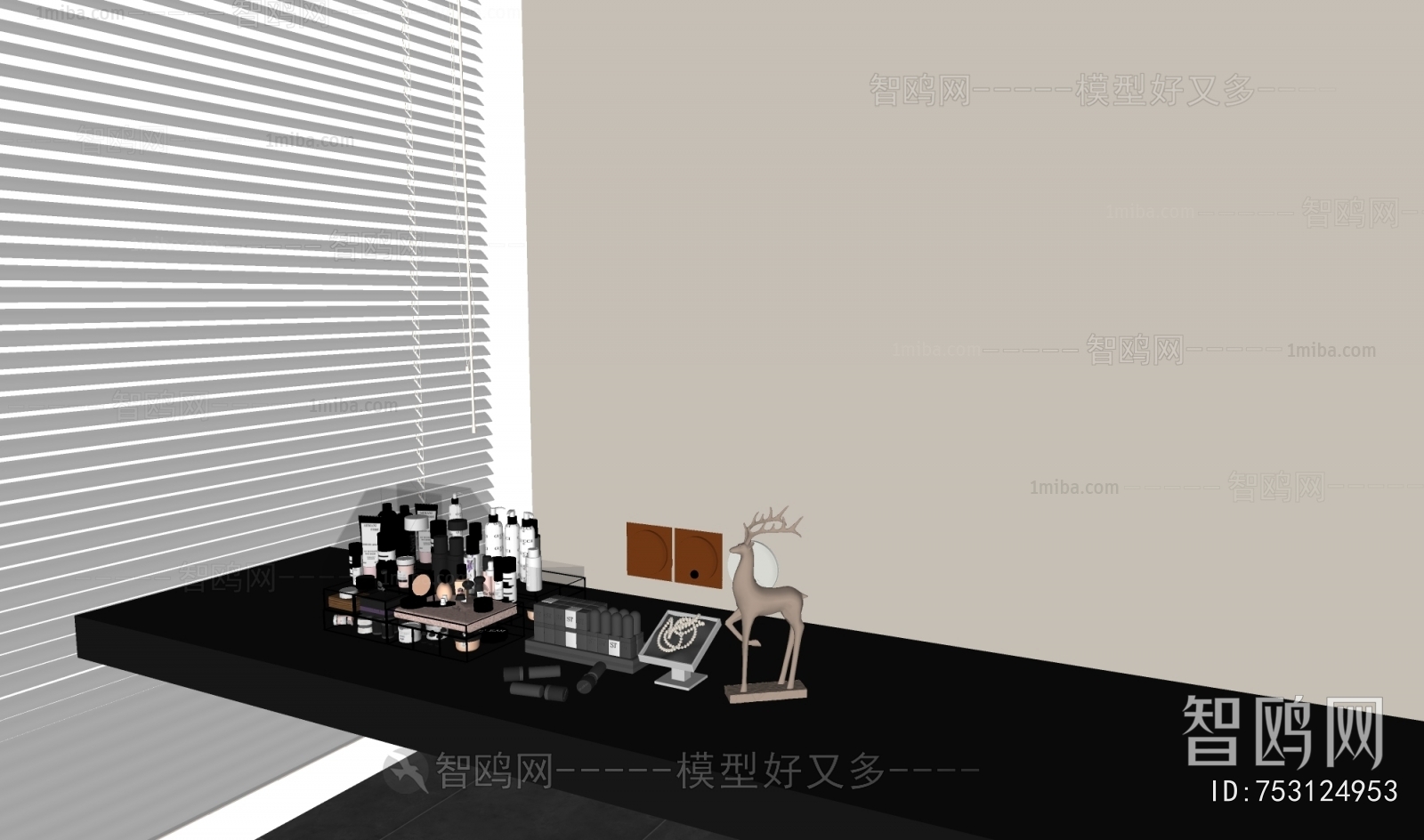 现代香水化妆品组合