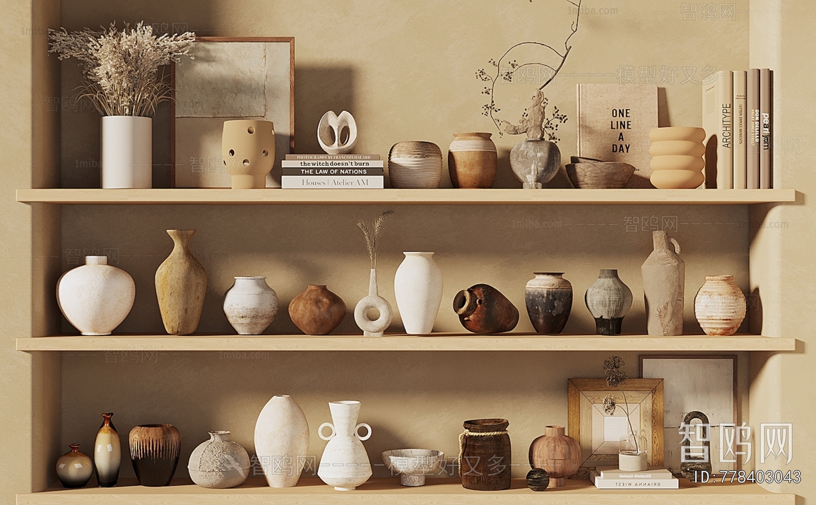 Wabi-sabi Style Clay Pot