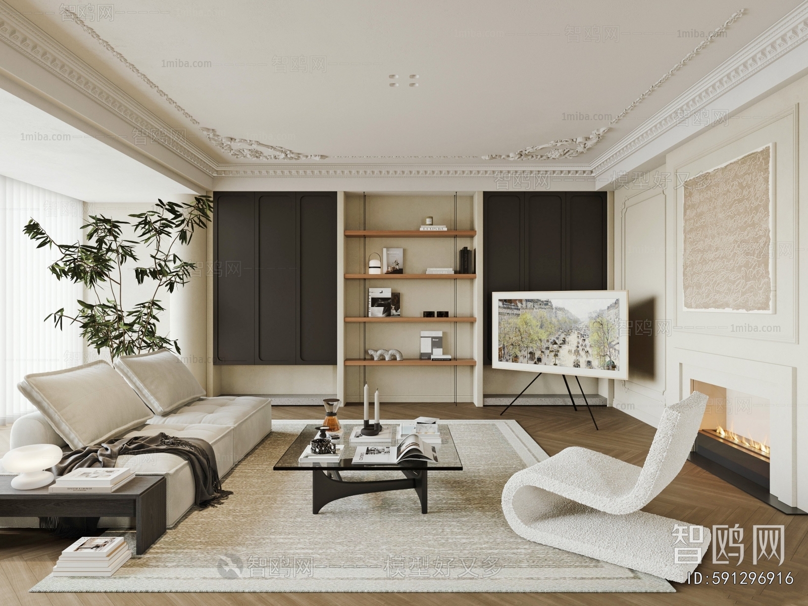 French Style A Living Room