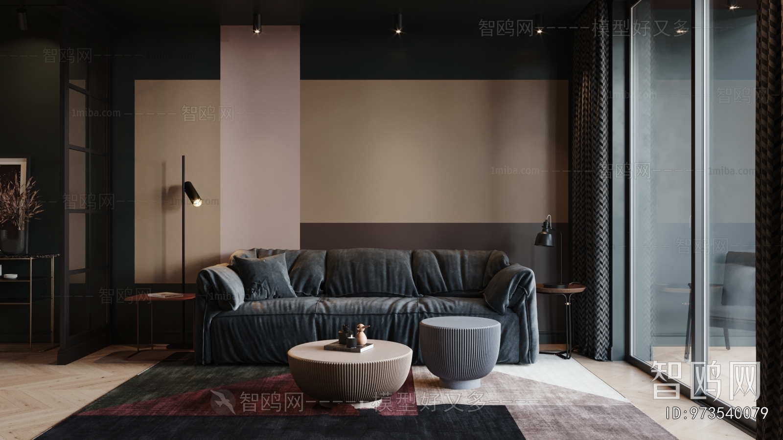 Simple European Style Dining Room