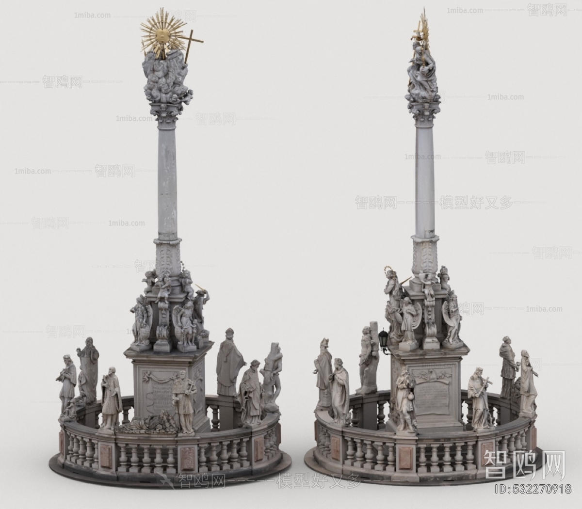 European Style Sculpture Sketch