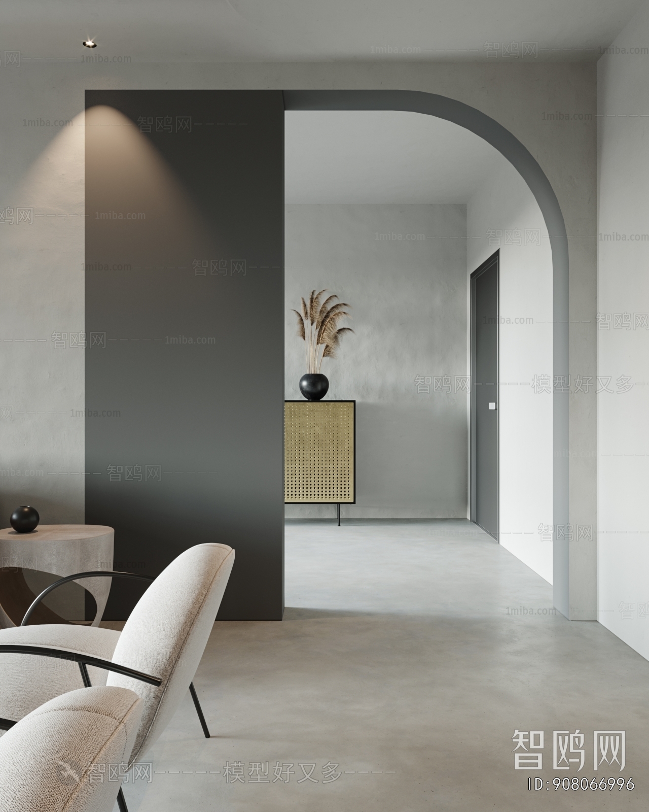 Wabi-sabi Style A Living Room