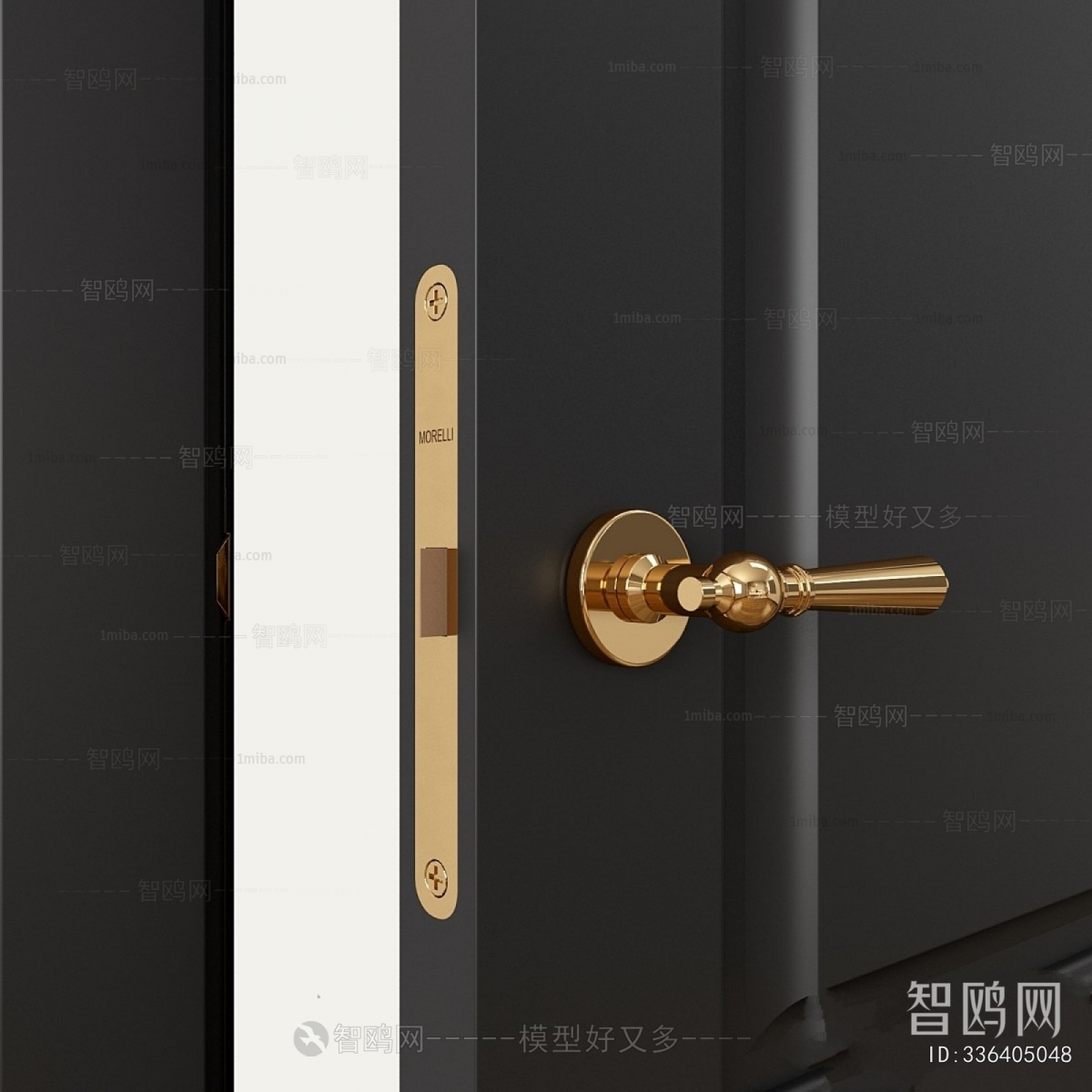 Simple European Style Single Door