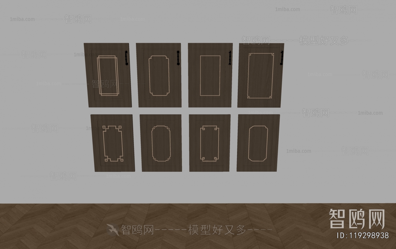 New Chinese Style Door Panel