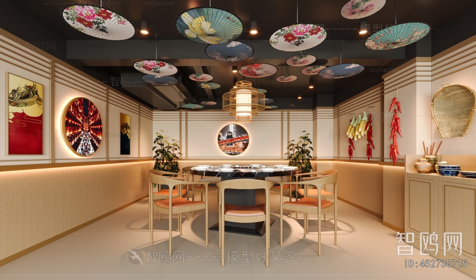 New Chinese Style Restaurant Box