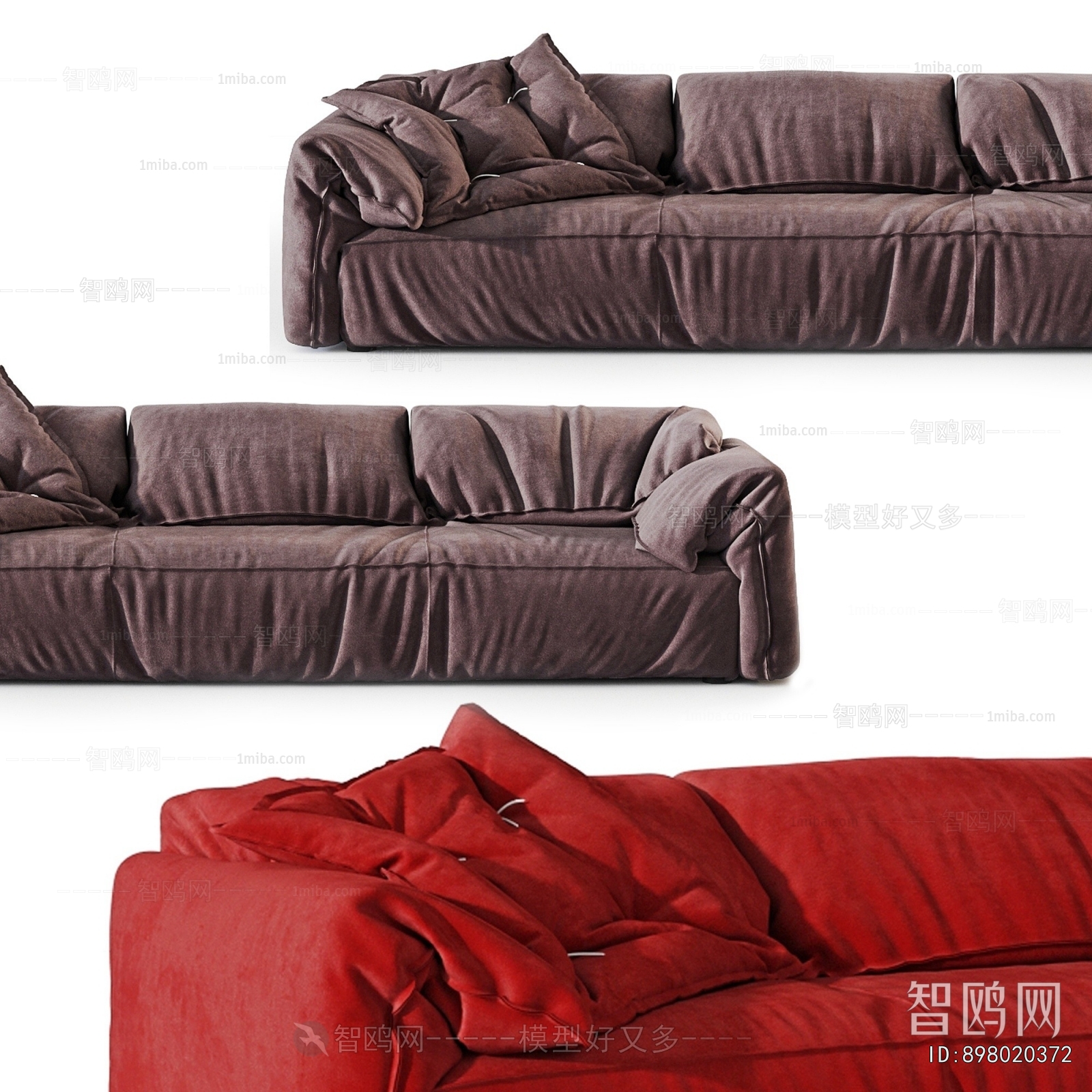 Modern Three-seat Sofa