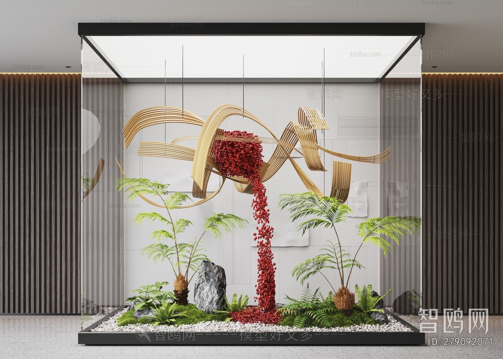 现代室内艺术植物景观造景
