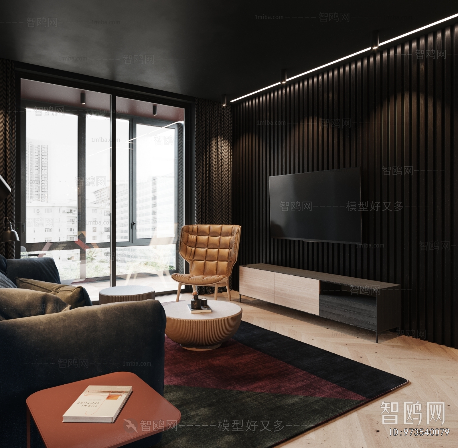 Simple European Style Dining Room