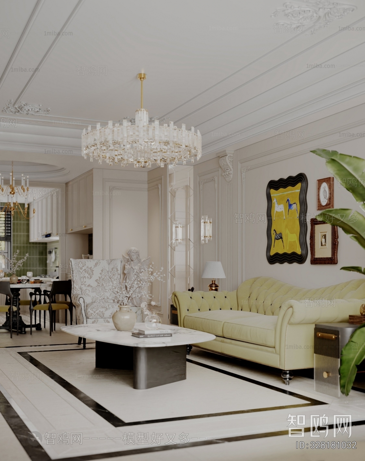 French Style A Living Room