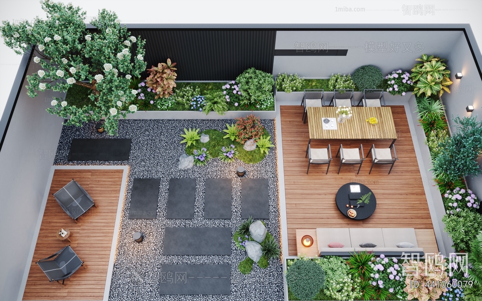 Modern Courtyard/landscape