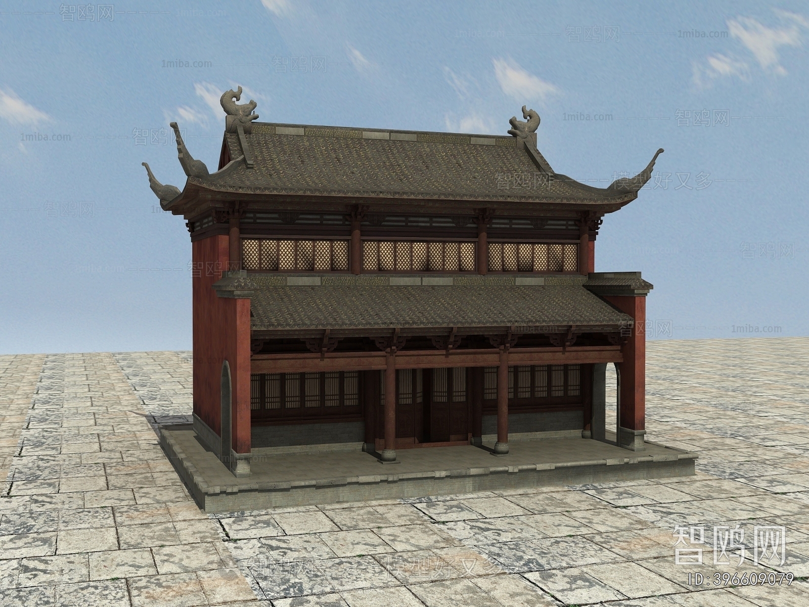 Chinese Style Ancient Architectural Buildings
