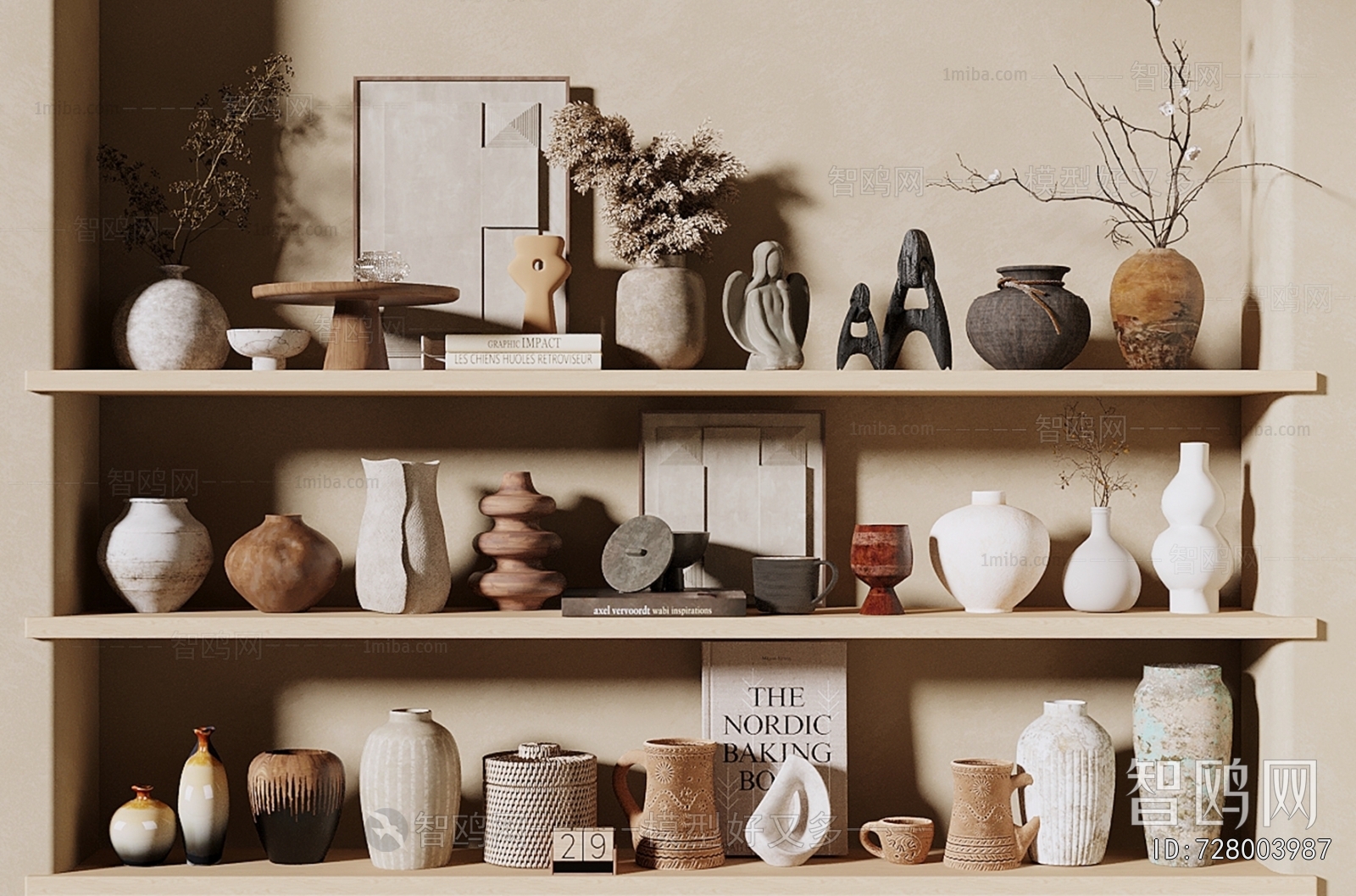 Wabi-sabi Style Clay Pot