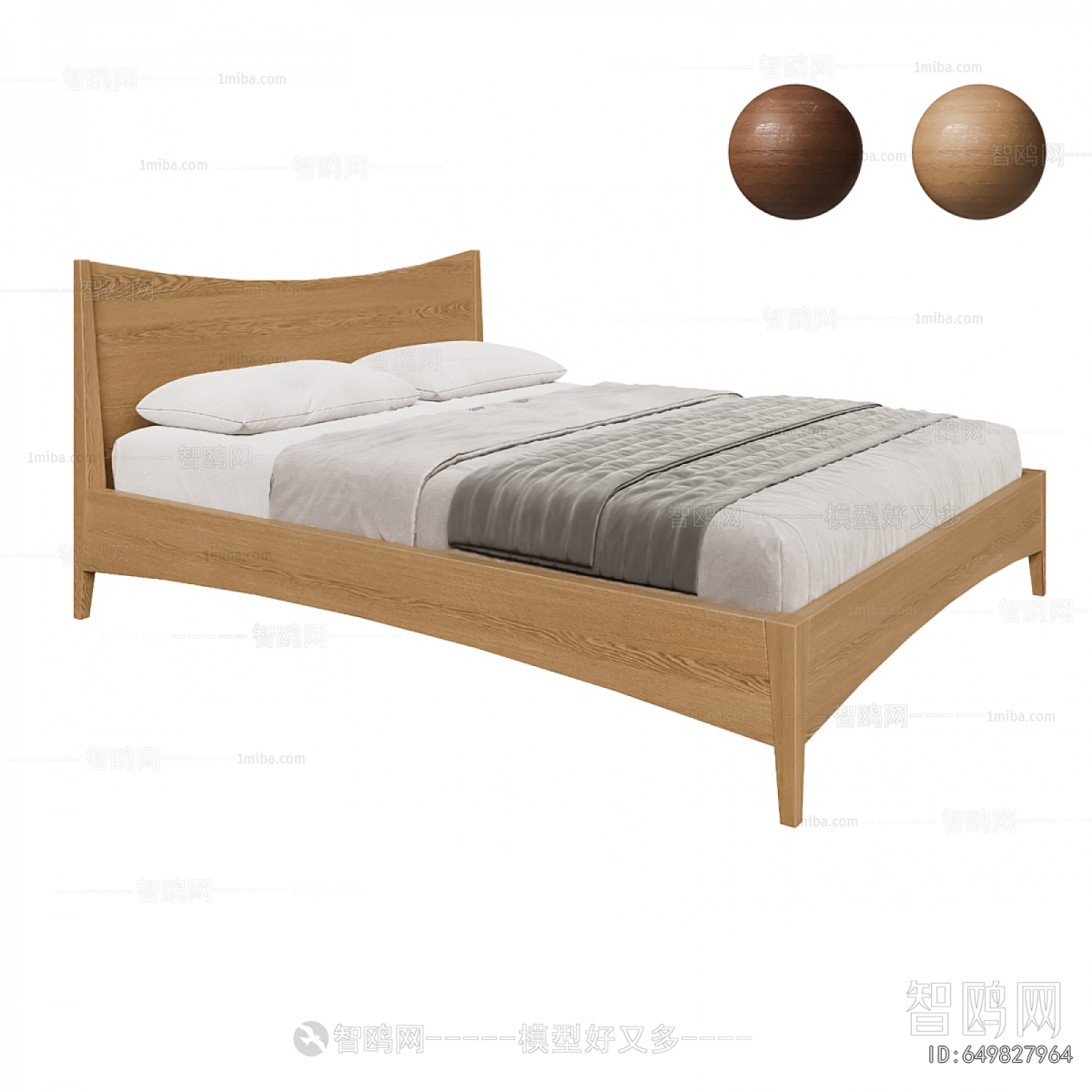 Nordic Style Double Bed