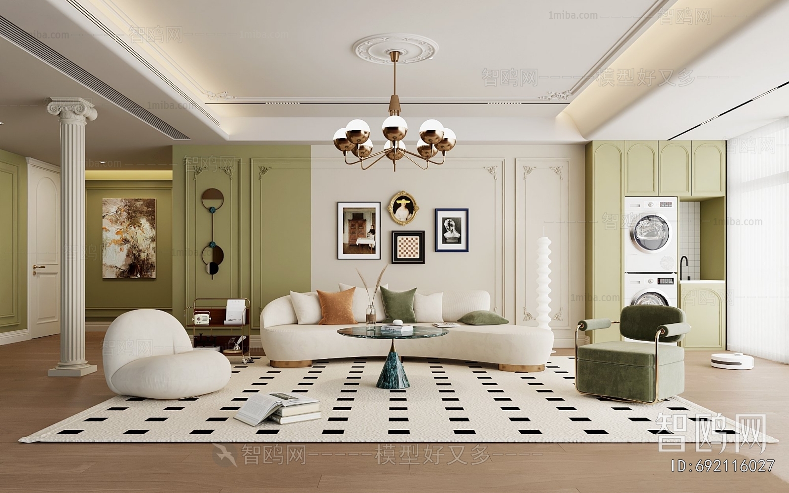 French Style A Living Room