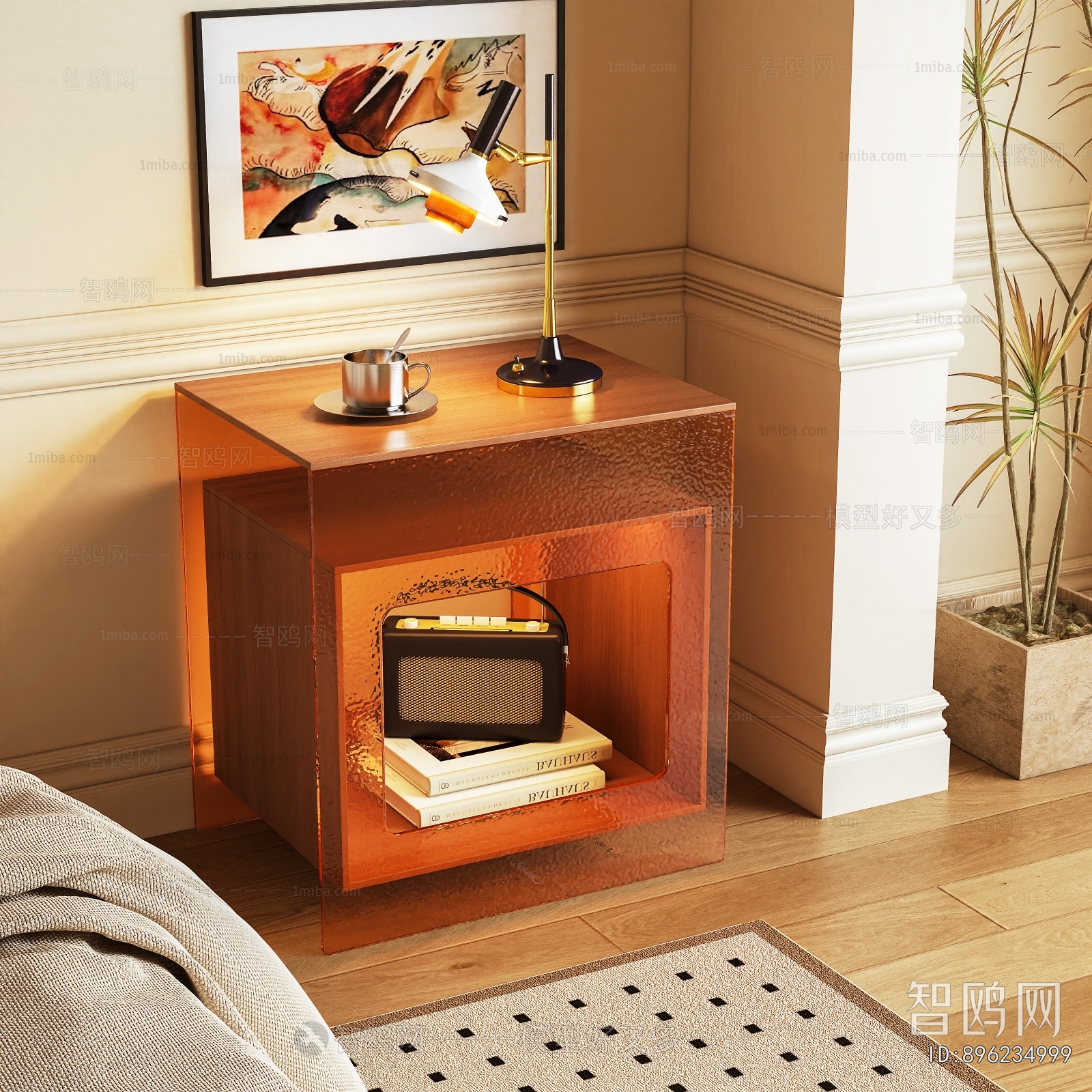 Modern Bedside Cupboard