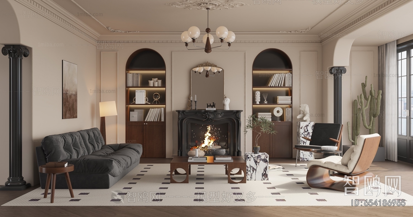 French Style A Living Room