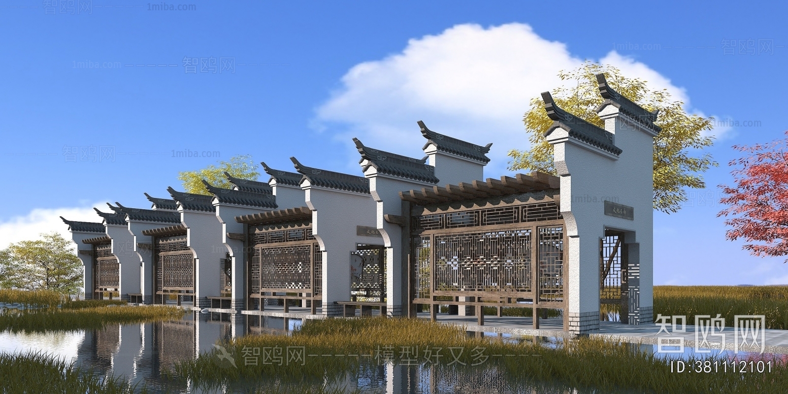 Chinese Style Gallery Frame