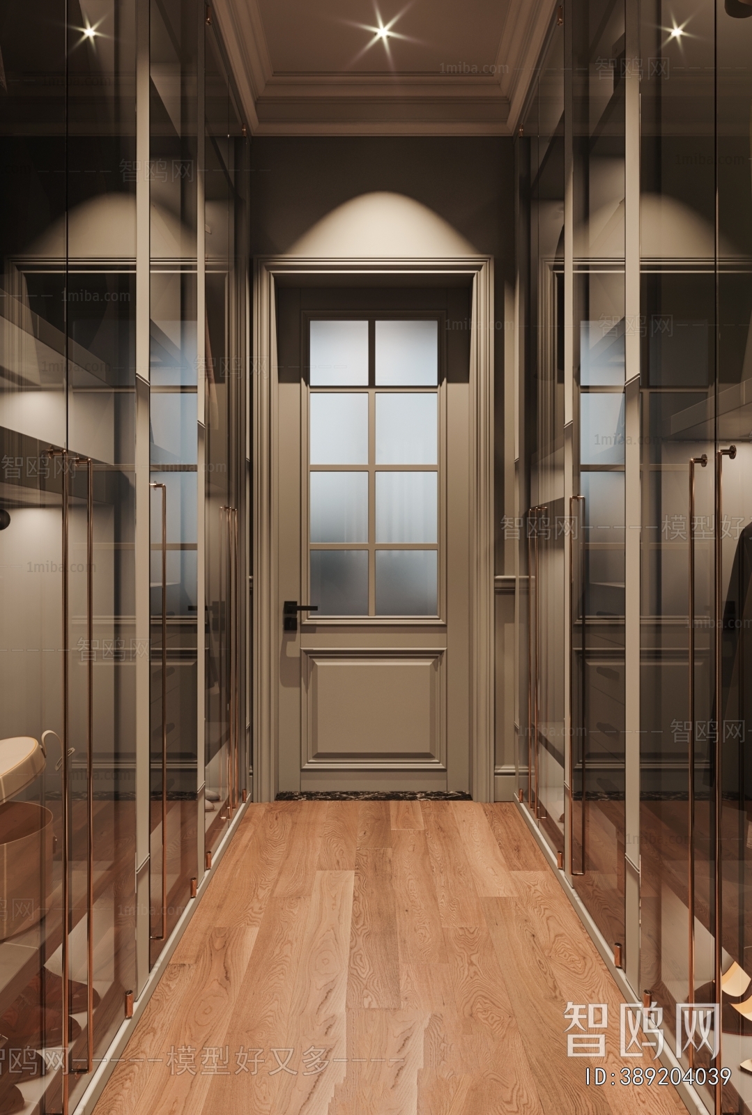 Simple European Style Bedroom