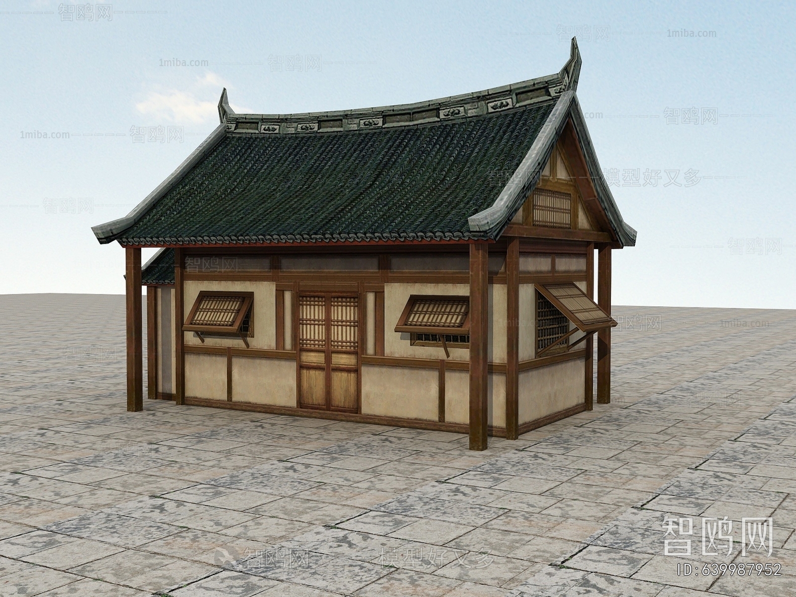 Chinese Style Ancient Architectural Buildings