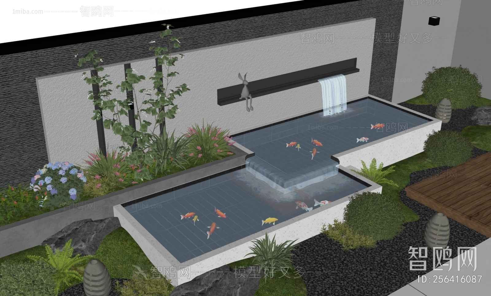 Modern Rockery Waterscape